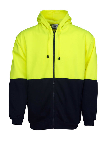 Hi Vis Fleecy Full Zip Hoodie