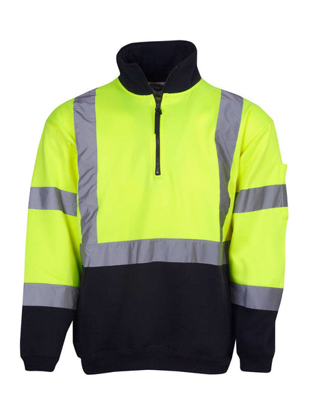 Hi Vis Day/Night Fleecy 1/2 Zip Jumper