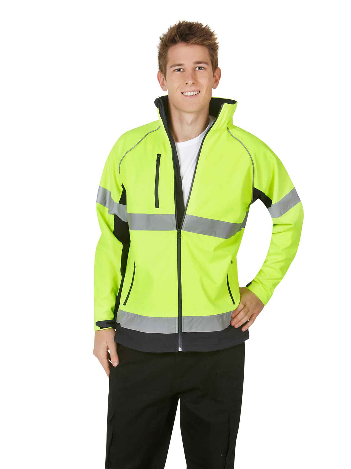 Hi Vis Soft Shell Day/Night Use Jacket