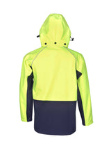 Hi Vis Hooded Soft Shell Jacket