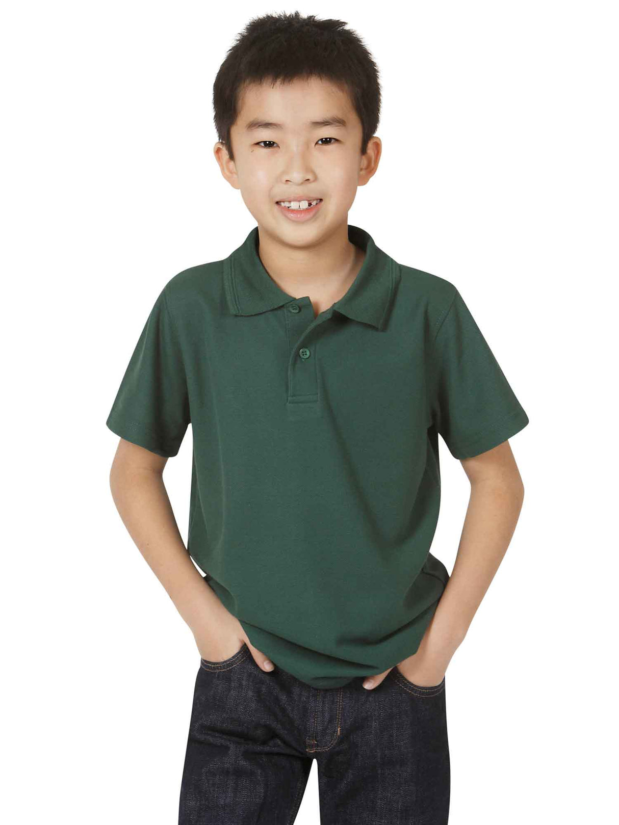 Kids Premium Fine Pique Knit Polo