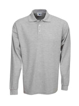 Premium Long Sleeve Fine Pique Knit Polo