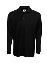 Premium Long Sleeve Fine Pique Knit Polo