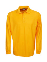 Premium Long Sleeve Fine Pique Knit Polo