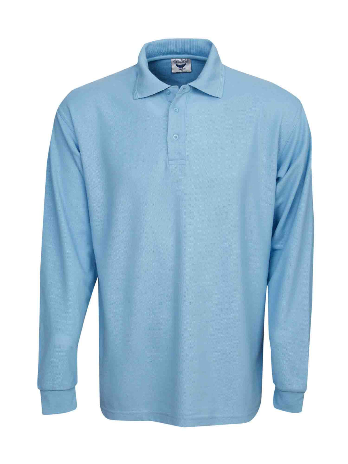 Premium Long Sleeve Fine Pique Knit Polo