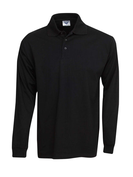 Premium Pre-Shrunk Cotton Long Sleeve Polo