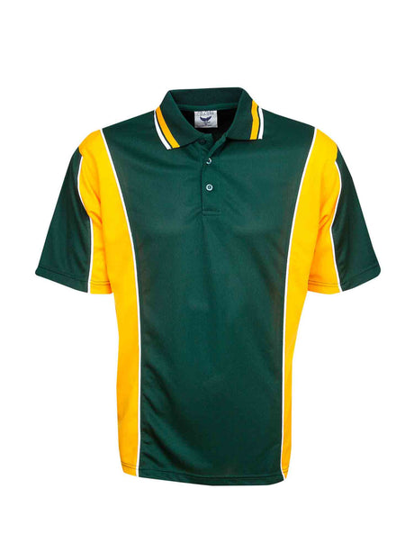 Kids Cool Dry Contrast Panel Polo