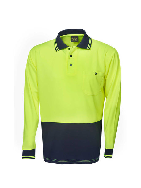 Hi Vis Light Weight Long Sleeve Polo