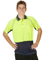 Hi Vis Raglan Sleeve Polo