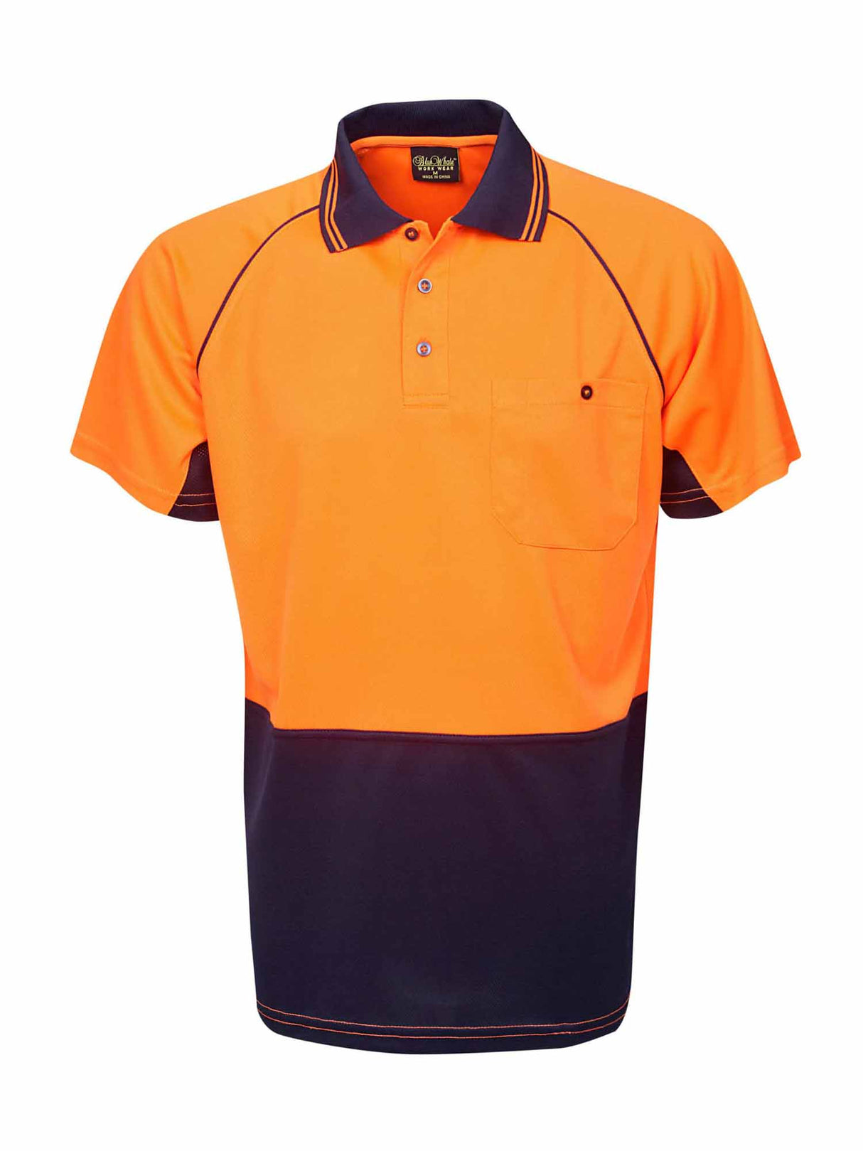 Hi Vis Raglan Sleeve Polo