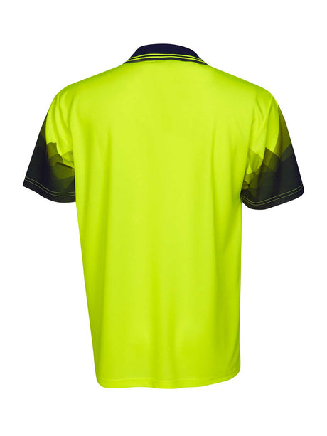 Triangular Design Hi Vis Polo