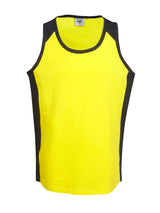 100% Cotton Hi Vis Singlet