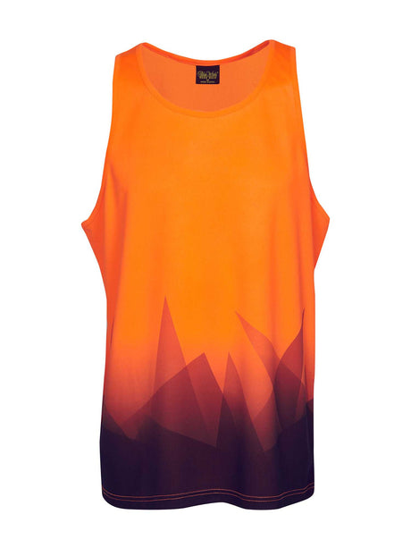 Triangular Sublimation Hi Vis Singlet