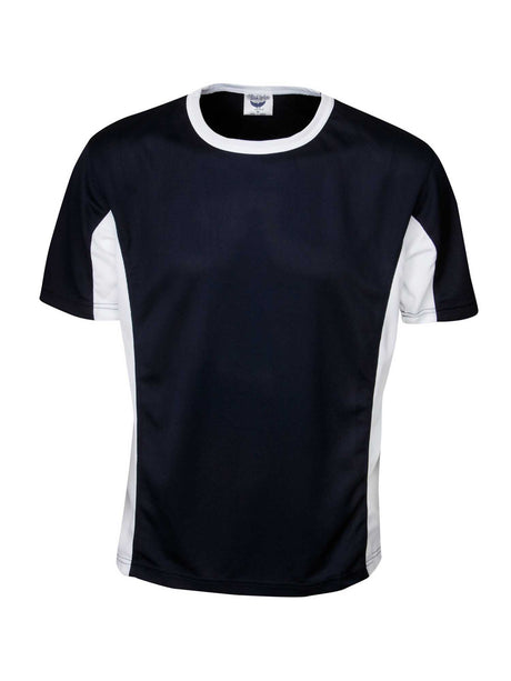 Kids CoolDry Contrast Panel T-Shirt