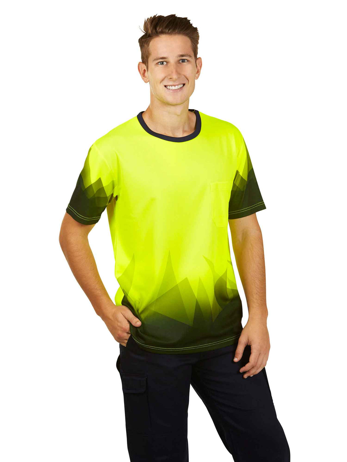 Triangular Sublimation Hi Vis T-Shirt