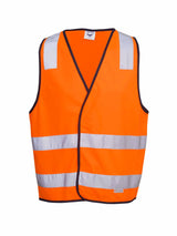 Hi Vis Safety Vest With Taping