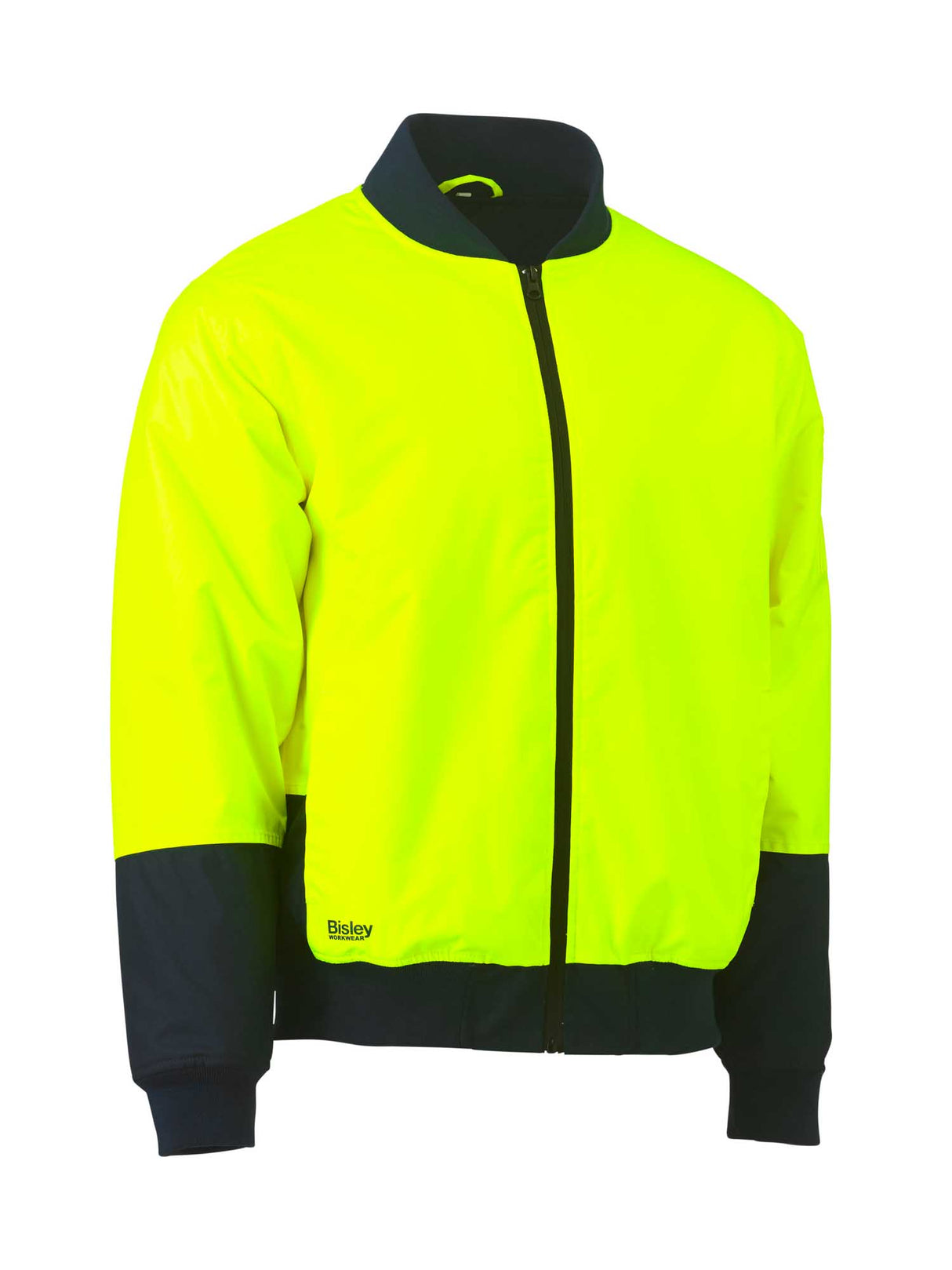 Mens Two Tone Hi Vis Bomber Jacket