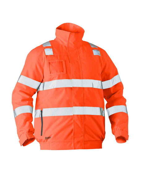 Unisex Taped Hi Vis Wet Weather Bomber Jacket