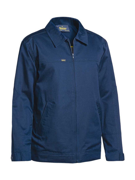 Mens Drill Jacket With Liquid Repellent Finish