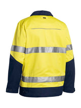 Mens Taped Hi Vis Drill Jacket with Liquid Repellent Finish