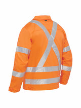 Mens X Taped Hi Vis Drill Jacket With Liquid Repellent Finish