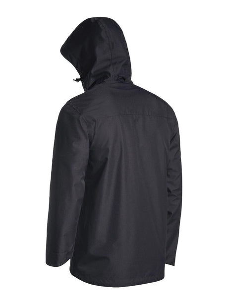 Mens Lightweight Mini Ripstop Rain Jacket With Concealed Hood