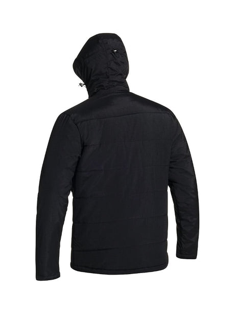 Mens Puffer Jacket With Adjustable Hood