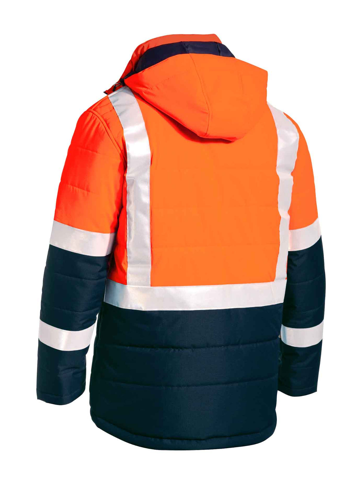 Mens Taped Hi Vis Puffer Jacket