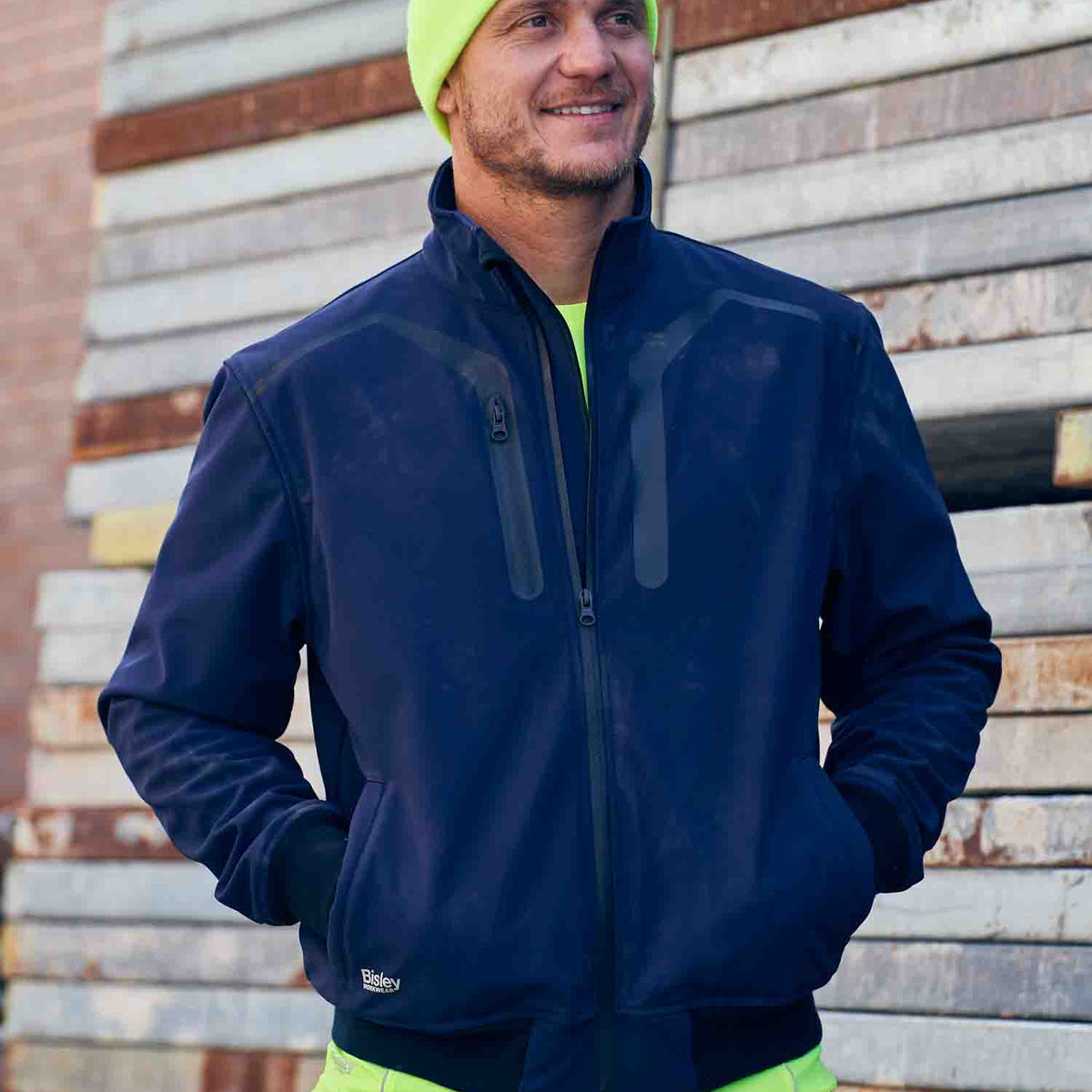 Bisley Mens Premium Soft Shell Bomber Jacket | BSL-BJ6960 | Seamstop