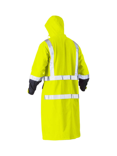 Unisex Taped Hi Vis Long Rain Coat