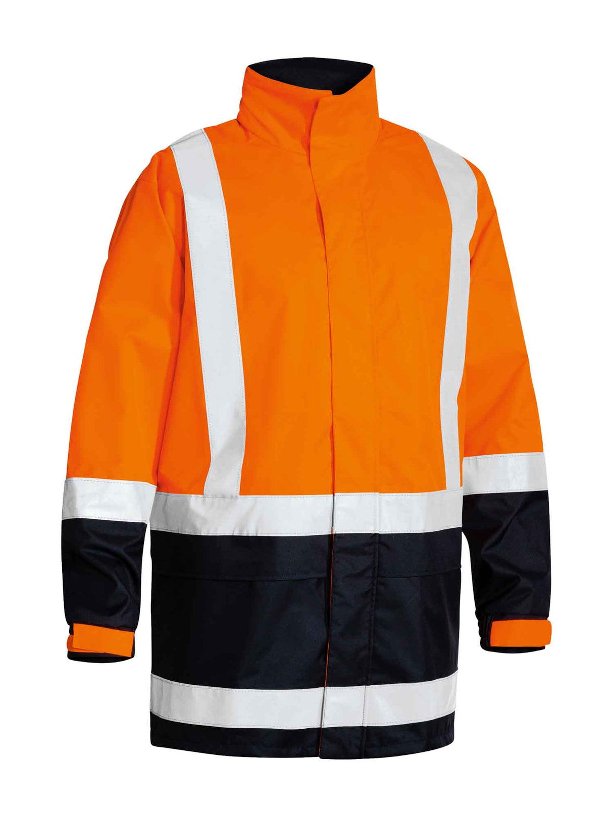 Mens Taped Hi Vis Rain Shell Jacket