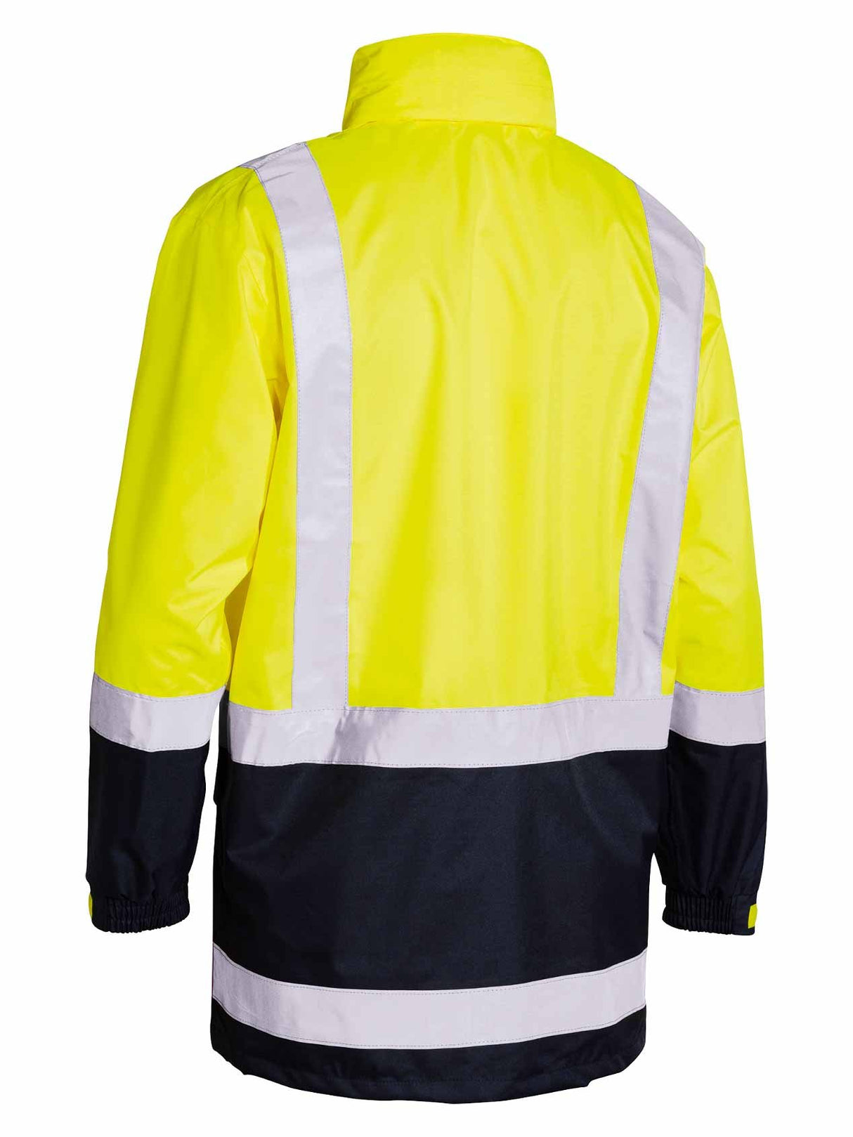 Mens Taped Hi Vis Rain Shell Jacket