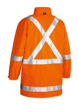 Mens X Taped Hi Vis Rain Shell Jacket