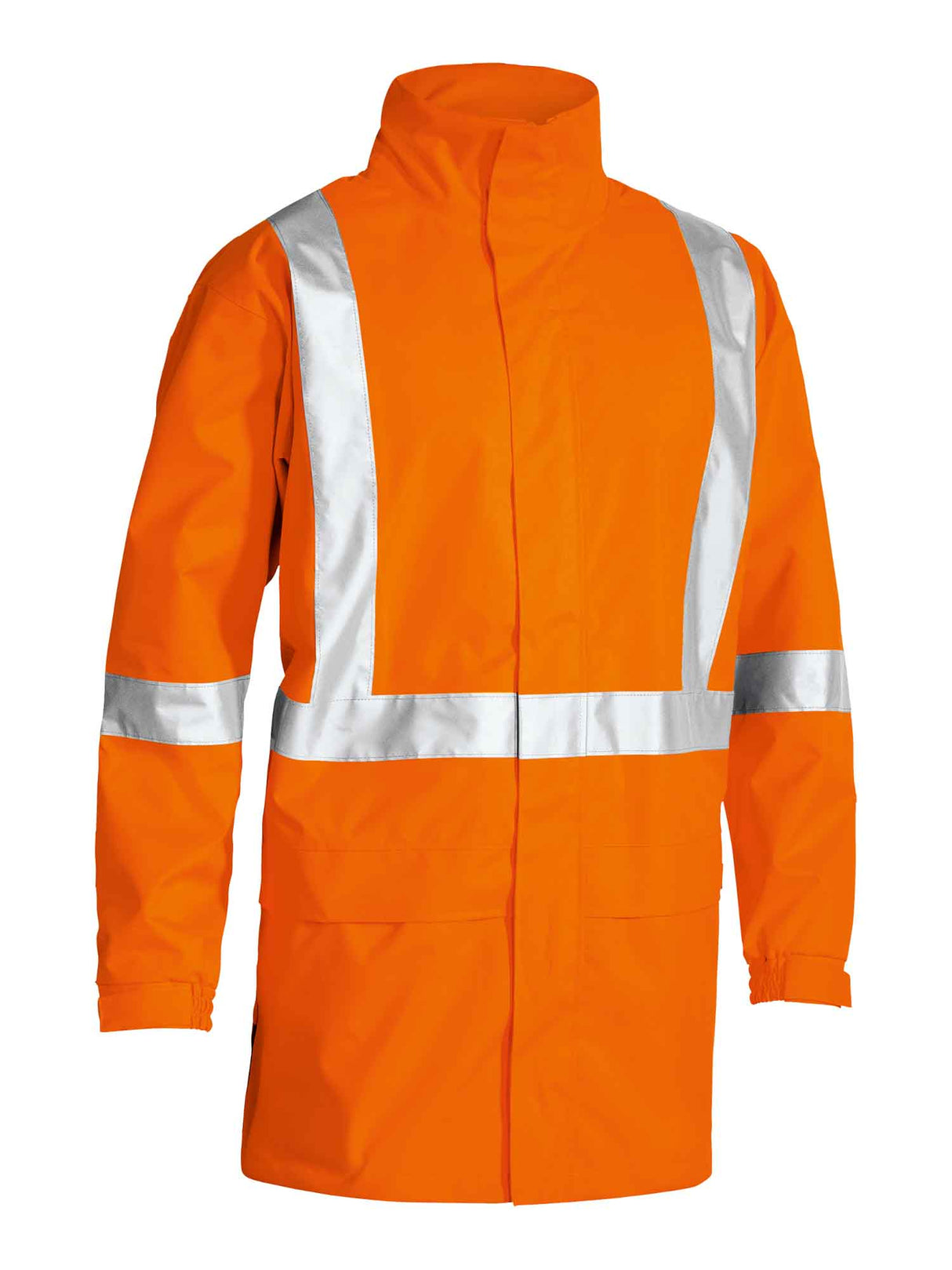 Mens X Taped Hi Vis Rain Shell Jacket