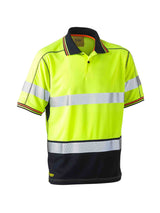 Mens Taped Hi Vis Polyester Mesh Polo