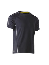 Mens Cool Mesh Tee with Reflective Piping