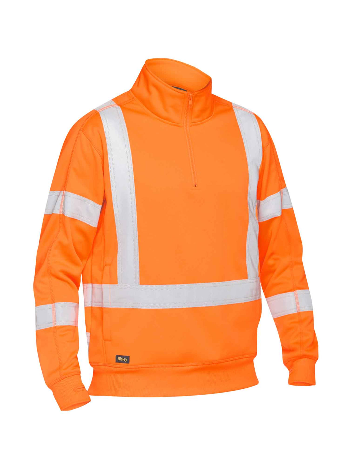 Mens X Taped Hi Vis 1/4 Zip Pullover