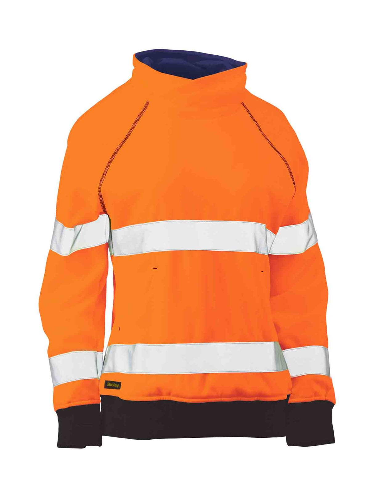 Ladies Taped Hi Vis Fleece Jumper