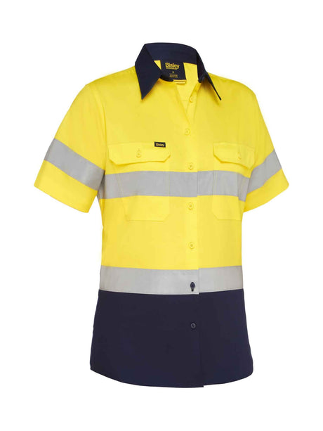 Ladies Taped Hi Vis Cool Lightweight Shirt