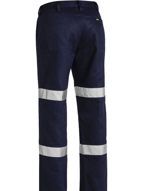 Mens Taped Biomotion Cotton Drill Work Pants