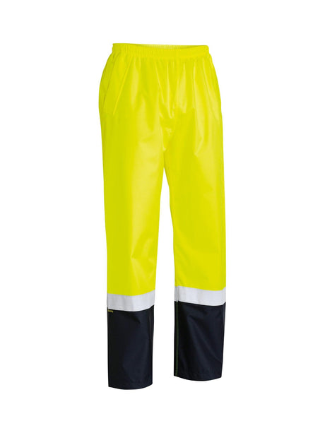 Mens Taped Hi Vis Rain Shell Pants