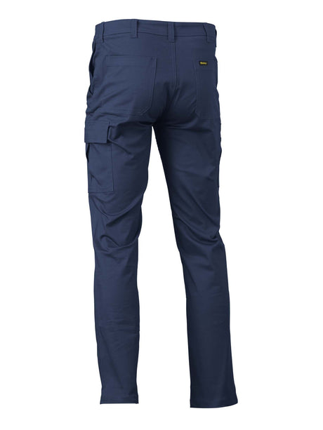 Mens Stretch Cotton Drill Cargo Pants