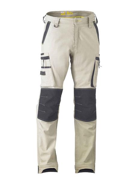 Mens Flx & Move Stretch Utility Zip Cargo Pants