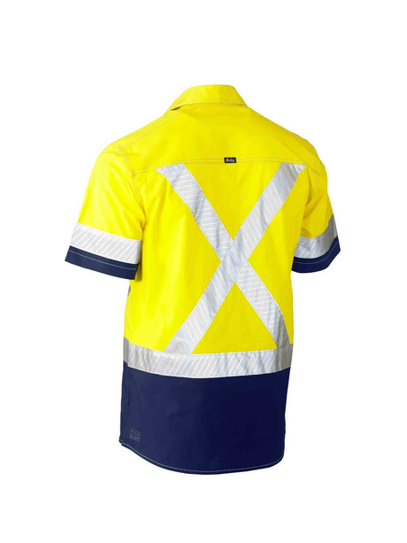 Mens Flx & Move X Taped Hi Vis Utility Shirt