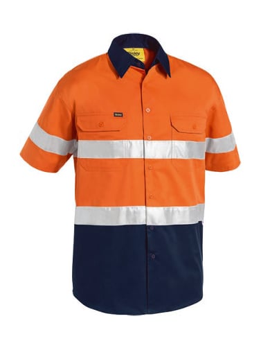 Mens Taped Hi Vis Cool Lightweight Shirt