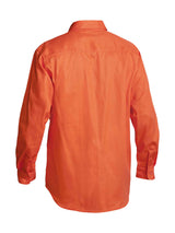 Mens Long Sleeve Hi Vis Drill Shirt