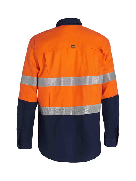 Mens X Airflow Closed Front Taped Hi Vis Ripstop Shirt