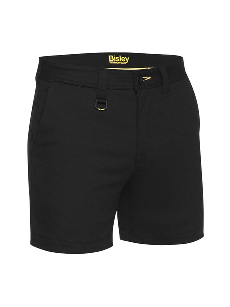 Mens Stretch Cotton Drill Short Shorts