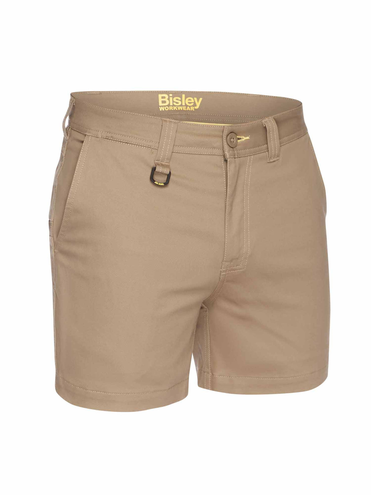 Mens Stretch Cotton Drill Short Shorts