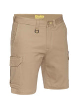 Mens Stretch Cotton Drill Cargo Shorts